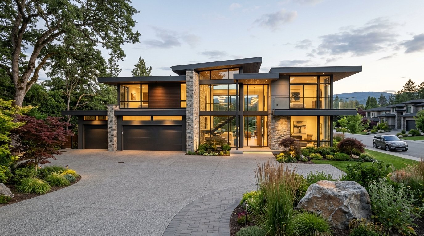 Modern luxury residential architectural property